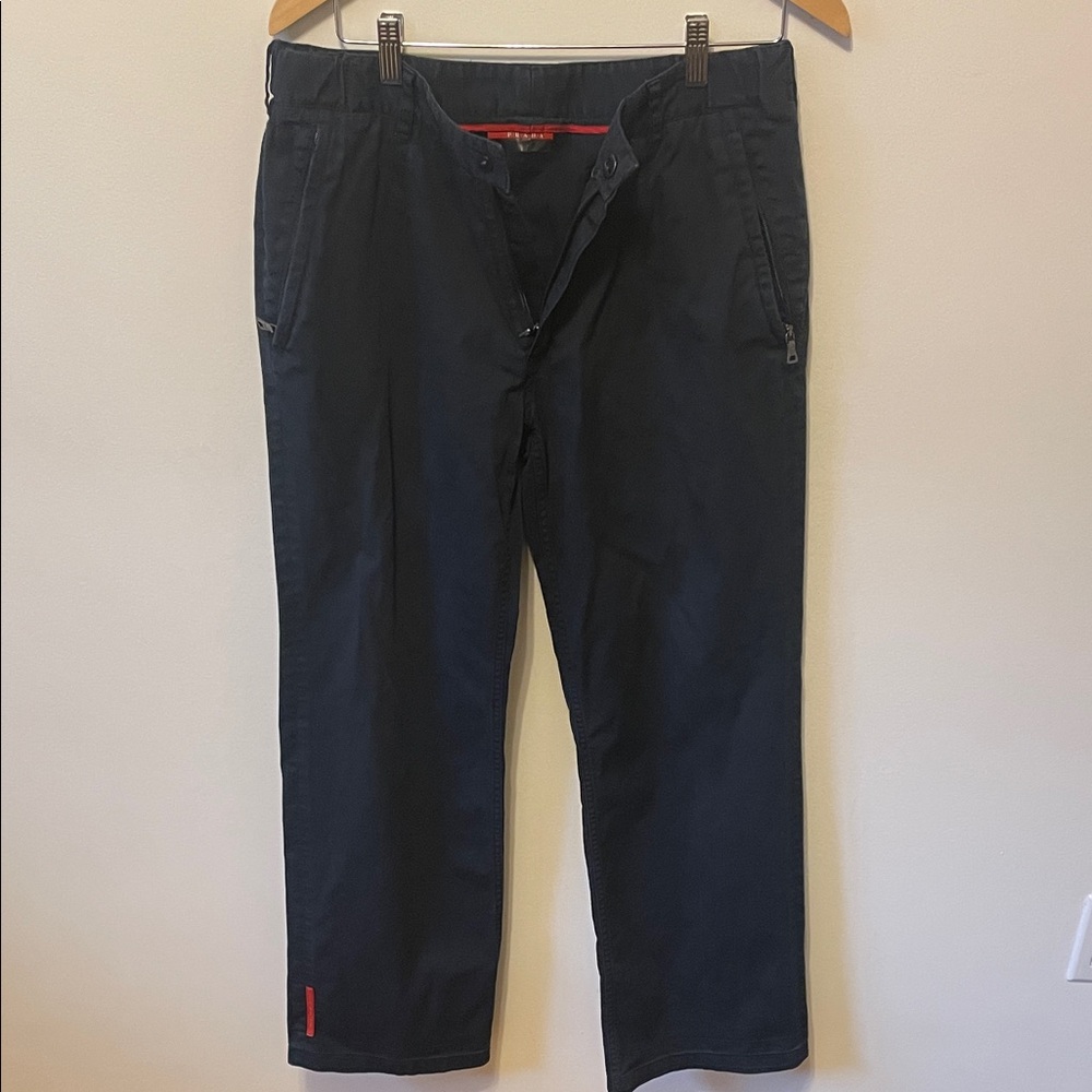 Prada Dark Blue Men's Chinos